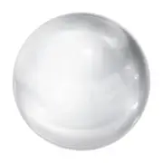 30mm/1.2" Crystal Sphere Ball Glass Solid Ball for Decoration, Clear