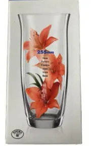 Bohemia Crystal Vase 255mm New In Box