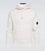 [C.P. Company] C.P. Company Cotton fleece hoodie AU 87 white