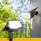 COOZAMING Solar Spot Lights Outdoor Waterproof Halloween Decorations Lights,