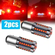 Accessories 1157 LED Strobe Flash Red Bright Brake Tail Stop Light Parking Bulbs