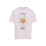 [Casablanca] Casablanca-Light Orange Casa Way Kawaii Cotton T-Shirt-Uomo S STAND