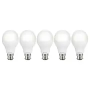 5x Verbatim B22 Bayonet Cool WHT Classic A 14W/1600lm/4000K Dimmable Light Globe