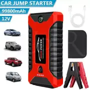Portable 12V Car Jump Starter 99900mAh Power Bank Pack Battery Charger Booster