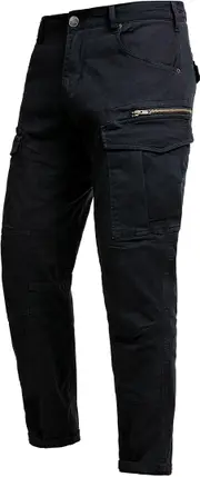 John Doe Stroker Cargo XTM Motorcycle Textile Pants, black, Size 26 for Men