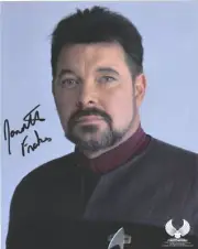 Jonathan Frakes Star Trek: The Next Generation Commander Riker Autograph Picture