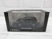 Diecast Car 1/43 Noreb Peugeot 3008 2013 Black Black Perla Nera Model Car