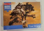 Melissa & Doug 500 PC Tree Island Sunset Large Piece 19.25" x 26.50" Puzzle