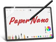 [BERSEM] Paperfeel Film Screen Protector Designed for Apple Galaxy Tab S9 FE / S9 / S8 / S7 / S7 5G Matte PET Film Drawing Anti-Glare and Paper Touch Texture [2-Pack] - Clear