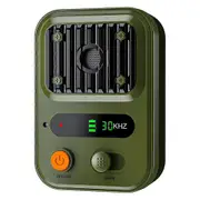 Ultrasonic Dog Repeller Dog Bark Deterrent Devices Waterproof Rechargeable Portable Three Modes green