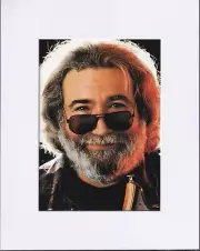 8X10 Matted Print Art Picture Jerry Garcia: Garcia With Glasses