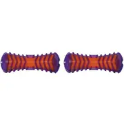 2x Rosewood Giggle Bone Pet Dog Toy Outdoor Fetch Training Interactive Fun Play