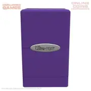 Ultra Pro Classic Satin Tower Deck Box - PURPLE - Stores 100+ Cards