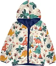 [Caihoyu] Sherpa Lined Toddler Hoodie Baby Boy Zipper Hoodie Toddler Girl Fleece