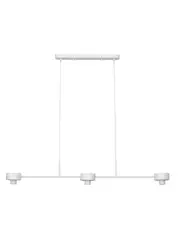 Lexicon 3 Light Bar Pendant in White