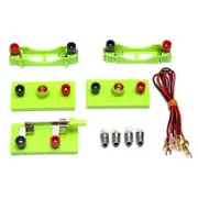 3Set Electric Circuit Kit Bulb Switch Conductive Line Kid School Educational Science Toy Diy Montessori