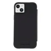 Case-Mate iPhone 14 Plus Leather Wallet Folio Magsafe Case CM049258 - Black