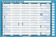 2022-2023 Mid Year Planner A1 Large Laminated Academic Wall-Planner 85CM X 58CM with Dry Wipe Marker Pen & Sticker Dots