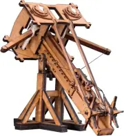 The Mini Roman Ballista Europe Medieval Siege Chariot Wooden Catapult DIY 3D...