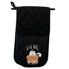 If It Fits Sits - Novelty Double Mitt Oven Gloves Double Kitchen Chef BBQ Mitts