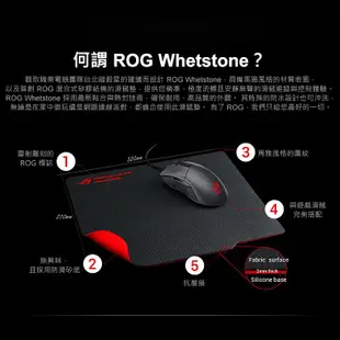 【ROG Whetstone 砥石滑鼠墊】華碩 ASUS 玩家共和國 橡膠 滑鼠墊 防水 防滑