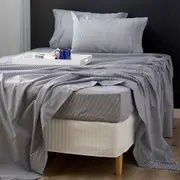 Park Avenue 175 GSM Egyptian Cotton Flannelette Sheet Set Striped