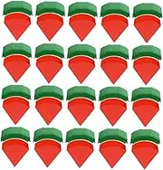 SHOWERORO 20pcs Melon Party Snacks Boxes Mini Watermelon Candy Boxes 3d Mini Goodie Boxes Watermelon Party Decorations Melon Party Snacks Boxes