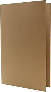 Legal Filing - Ref 7147889 2" Overlap File, Box of 50, Made from Recycled Manilla, Holds A4 & Foolscap Documents, 35 x 28 cm, Buff