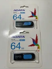 ADATA UV128 64GB USB 3.2 Retractable Capless Flash Drive 2 Pack