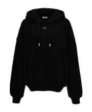 Off-White Off Stamp Logo Printed Hoodie XXS,S,XS Black