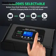 HTRC P3648 Storage Battery Charger 36V/48V f/Lithium LiFePO4 Lead-acid