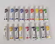 Lot of 18 Art Studio by Battat Watercolor Tempra (12ml) Tubes Unopened NEW