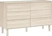 Cooper & Co. Norquay 120cm Chest of 6 Drawers Light Oak