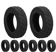 [Generic] Luggage Rubber Wheel Covers Protector - Anti-Noise Pack Tires Covers | 8X Carry On Luggage Wheels Protector, Wheel Covers Silicone Luggage Wheel Protector Covers, 8X Suitcase Wheels Covers