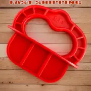 12Pcs Lightweight Interlayer Spacing Tool Deck Board Spacer Rings Decking Tool