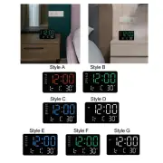 Digital Alarm Clock Home Decor Bedside Clock for Office Bathroom Dining Room