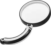 Hoement Handheld Magnifying Glass for Reading Durable Glass and Construction for Seniors and Hobbyists for Close Observation and Nature Exploration
