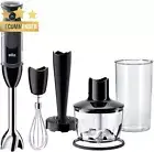 Hand Blender Sauce Mixer BPA-Free Beaker Black MQ5237BK