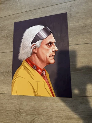 Mike Mitchell Doc Brown Back To The Future Mondo Portrait