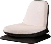 Floor Chair with Back Support,Ergonomic Reading Chair Swivel Gaming Sofa,High Density Sponge,for Living Room Apartment(Color1)