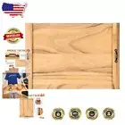 Farmhouse Walnut Wood Stove Cover - 30 x 22 Inch Multi-Functional Cutting Board