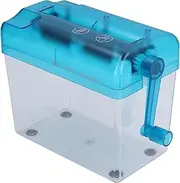 Mini Manual Shredder 2-Sheet A6 Paper Capacity Portable Paper Shredder Blue/110