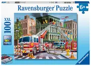 Fire Truck Rescue Jigsaw Puzzle, 100 Piece