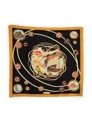 Galaxy Print Square Scarf
