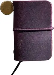 Angoily Practical Mini Notepad for Office Workers Students Purple Notebook Compact Stationery for Daily Use for Notes Plans and Inspiration