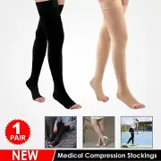 Women Compression Socks Medical Nursing Travel Sports Comfort Varicose Stocking