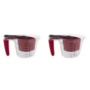 2x 5pc Appetito Multi-Measure Set Home Kitchen Cooking/Baking Measuring Tool