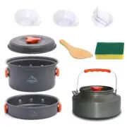 Camping Tableware Outdoor Cookware Set Tourist Dishes Bowler Kitchen Equipment