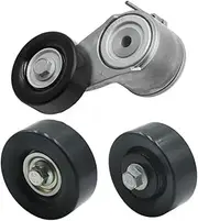 Timing Chain Tensioner Fit For Jeep Fit For Wrangler 2.8T Belt Tensioner Pulley 53034095AA,68027611AB,68027602AA,68027603AA Belt Tensioner Pulley(3PCS Set)