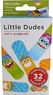Surgical Basics Little Dudes Scrape Kit, 32 count, Pack of 32